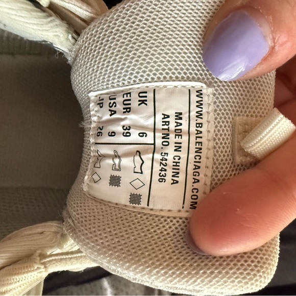 Balenciaga Track withe size 9 - Picture 9 of 9